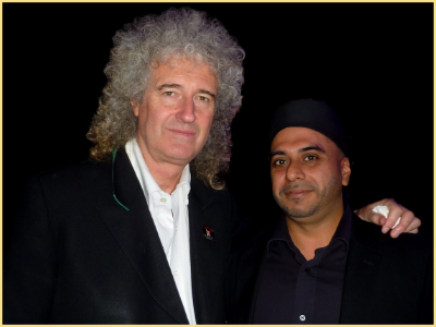 Brian May with Dr Navdeep Singh Bansal 153