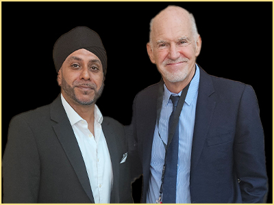 Prime Minister George Papandreou with Dr Navdeep Singh Bansal